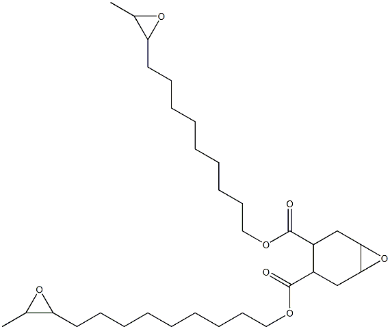 7-Oxabicyclo[4.1.0]heptane-3,4-dicarboxylic acid bis(10,11-epoxydodecan-1-yl) ester 구조식 이미지