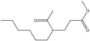 4-Hexyl-5-oxohexanoic acid methyl ester 구조식 이미지