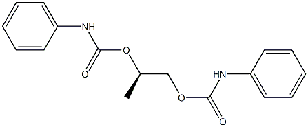 [R,(+)]-1,2-Propanediol bis(N-phenylcarbamate) Structure