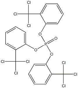 Phosphoric acid tris[o-(trichloromethyl)phenyl] ester 구조식 이미지