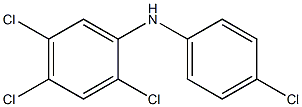 2,4,5-Trichlorophenyl 4-chlorophenylamine 구조식 이미지