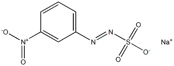 m-Nitrobenzenediazosulfonic acid sodium salt 구조식 이미지
