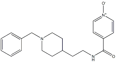 4-[2-(1-Benzyl-4-piperidinyl)ethylaminocarbonyl]pyridinium-1-olate Structure