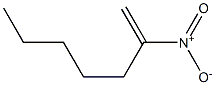 2-Nitro-1-heptene 구조식 이미지