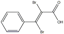 DL-Dibromocinnamic acid 구조식 이미지