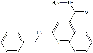 2-Benzylaminoquinoline-4-carbohydrazide Structure