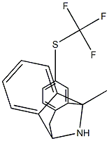 3-(Trifluoromethylthio)-5-methyl-10,11-dihydro-5H-dibenzo[a,d]cyclohepten-5,10-imine Structure