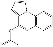 Acetic acid pyrrolo[1,2-a]quinolin-4-yl ester Structure