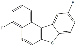 4,10-Difluoro[1]benzothieno[2,3-c]quinoline Structure