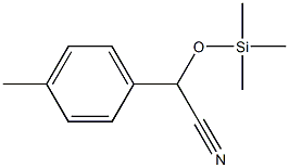 (4-Methylphenyl)(trimethylsilyloxy)acetonitrile 구조식 이미지