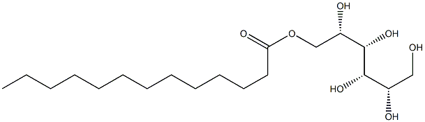 L-Mannitol 1-tridecanoate 구조식 이미지