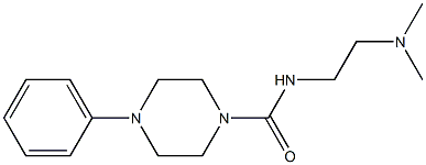 N-(2-Dimethylaminoethyl)-4-phenylpiperazine-1-carboxamide Structure