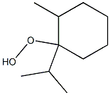 2-Methyl-1-isopropylcyclohexyl hydroperoxide 구조식 이미지