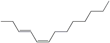 (3E,5Z)-3,5-Tridecadiene Structure