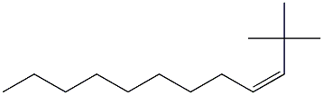 (Z)-2,2-Dimethyl-3-dodecene 구조식 이미지