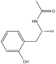 N-[(R)-2-(2-Hydroxyphenyl)-1-methylethyl]acetamide Structure