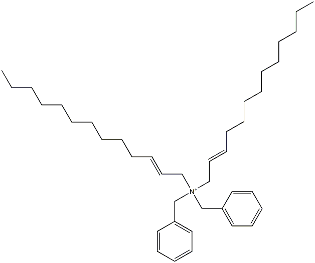 Di(2-tridecenyl)dibenzylaminium 구조식 이미지