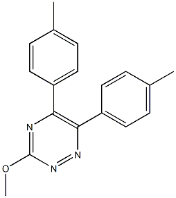 5,6-Di(p-tolyl)-3-methoxy-1,2,4-triazine Structure