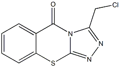 3-Chloromethyl-5H-1,2,4-triazolo[3,4-b][1,3]benzothiazin-5-one Structure