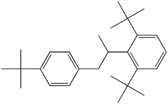2-(2,6-Di-tert-butylphenyl)-1-(4-tert-butylphenyl)propane Structure