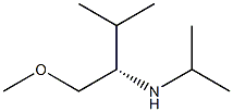 (2S)-N-Isopropyl-1-methoxy-3-methylbutane-2-amine Structure