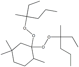 2,5,5-Trimethyl-1,1-bis(1-ethyl-1-methylbutylperoxy)cyclohexane 구조식 이미지