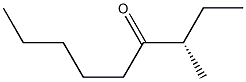 [S,(+)]-3-Methylnonane-4-one 구조식 이미지