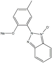 2-(2-Sodiooxy-5-methylphenyl)-2H-benzotriazole 1-oxide 구조식 이미지