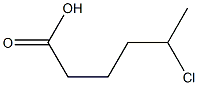 5-Chlorocaproic acid 구조식 이미지
