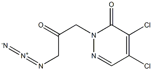 4,5-Dichloro-2-(3-azido-2-oxopropyl)pyridazin-3(2H)-one 구조식 이미지