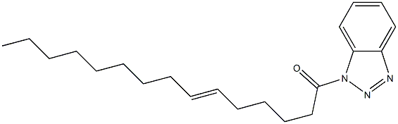 1-(6-Pentadecenoyl)-1H-benzotriazole 구조식 이미지