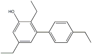 2,5-Diethyl-3-(4-ethylphenyl)phenol 구조식 이미지