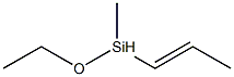 Ethoxy(methyl)(1-propenyl)silane Structure