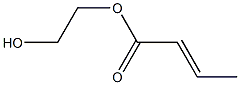 Ethylene glycol 1-crotonate 구조식 이미지