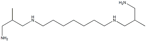 N,N''-(1,7-Heptanediyl)bis(2-methylpropane-1,3-diamine) 구조식 이미지