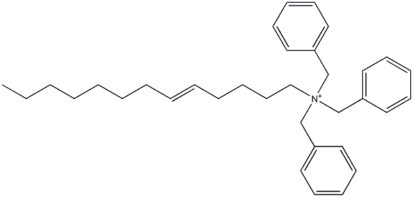 (5-Tridecenyl)tribenzylaminium 구조식 이미지