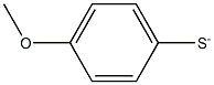 4-Methoxybenzenethiolate Structure