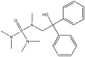 [Methyl[2-hydroxy-2,2-diphenylethyl]amino]bis(dimethylamino)phosphine oxide 구조식 이미지