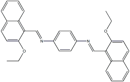 2,2'-Diethoxy-[N,N'-(1,4-phenylene)bisnaphthalimide] Structure