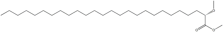 [S,(-)]-2-Methoxyhexacosanoic acid methyl ester 구조식 이미지