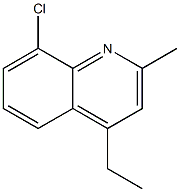 8-Chloro-4-ethyl-2-methylquinoline 구조식 이미지