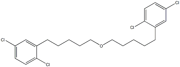 2,5-Dichlorophenylpentyl ether 구조식 이미지