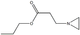 1-Aziridinepropionic acid propyl ester 구조식 이미지