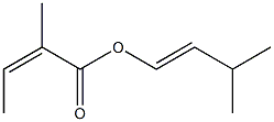 2-Methylisocrotonic acid 3-methyl-1-butenyl ester 구조식 이미지