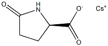 (2R)-5-Oxo-2-pyrrolidinecarboxylic acid cesium salt 구조식 이미지