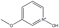 3-Methoxy-1-hydroxypyridin-1-ium 구조식 이미지