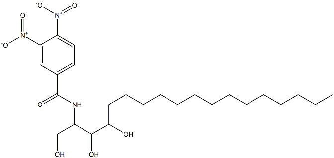 N-[2,3-Dihydroxy-1-(hydroxymethyl)heptadecyl]-3,4-dinitrobenzamide Structure