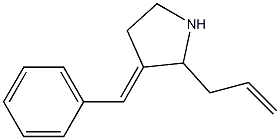 2-(2-Propenyl)-3-benzylidenepyrrolidine Structure