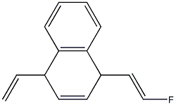 1-(2-Fluoroethenyl)-4-ethenyl-1,4-dihydronaphthalene 구조식 이미지