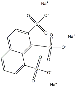 1,2,8-Naphthalenetrisulfonic acid trisodium salt Structure